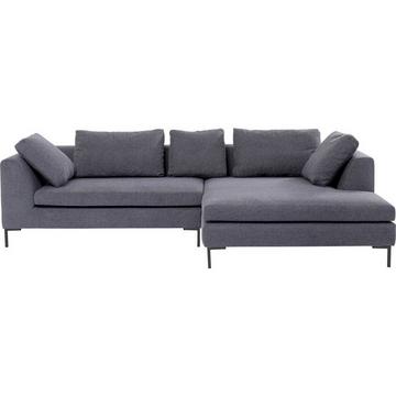 Ecksofa Gianni Grau Rechts