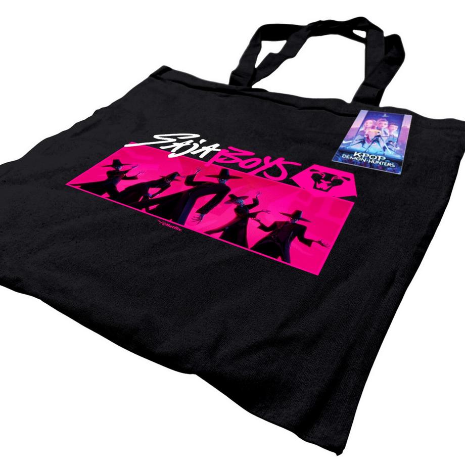 K-Pop Demon Hunters Tote Bag Motif Saja  