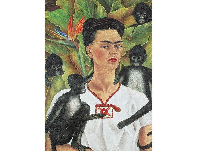 Piatnik  Piatnik Self Portrait with Monkeys  - Frida Kahlo (1000) 