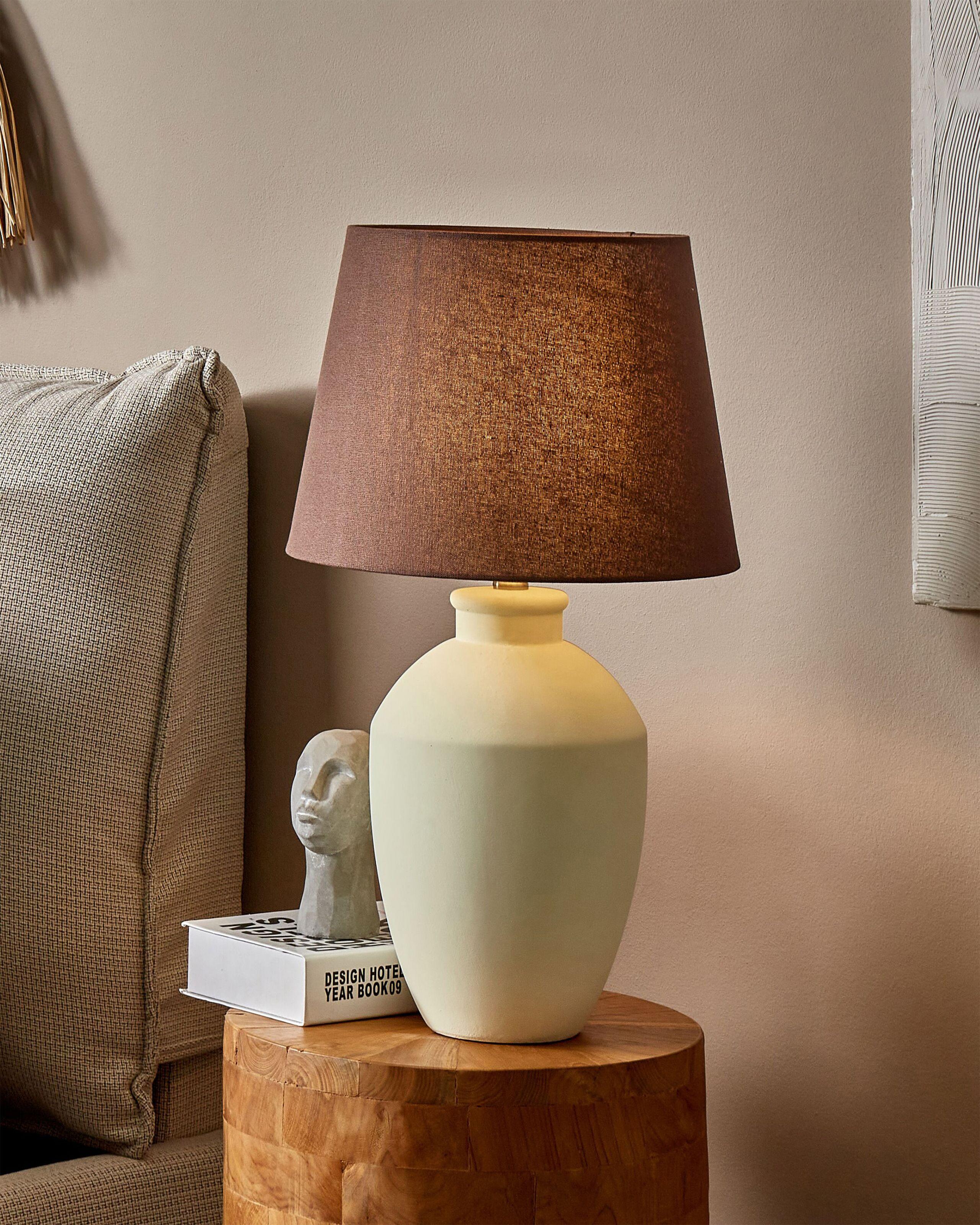 Beliani Lampe à poser en Céramique Scandinave ARCOS  