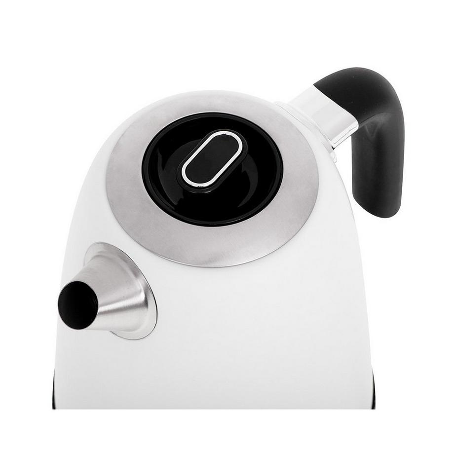 Adler Wasserkocher mit LCD Display 1.7L weiss  