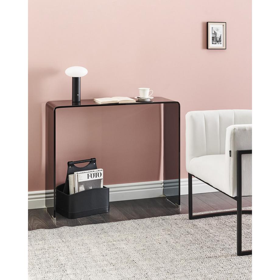 Beliani Console en Verre de sécurité  KENDALL  