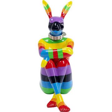 Objet décoratif Sitting Rabbit Rainbow 80
