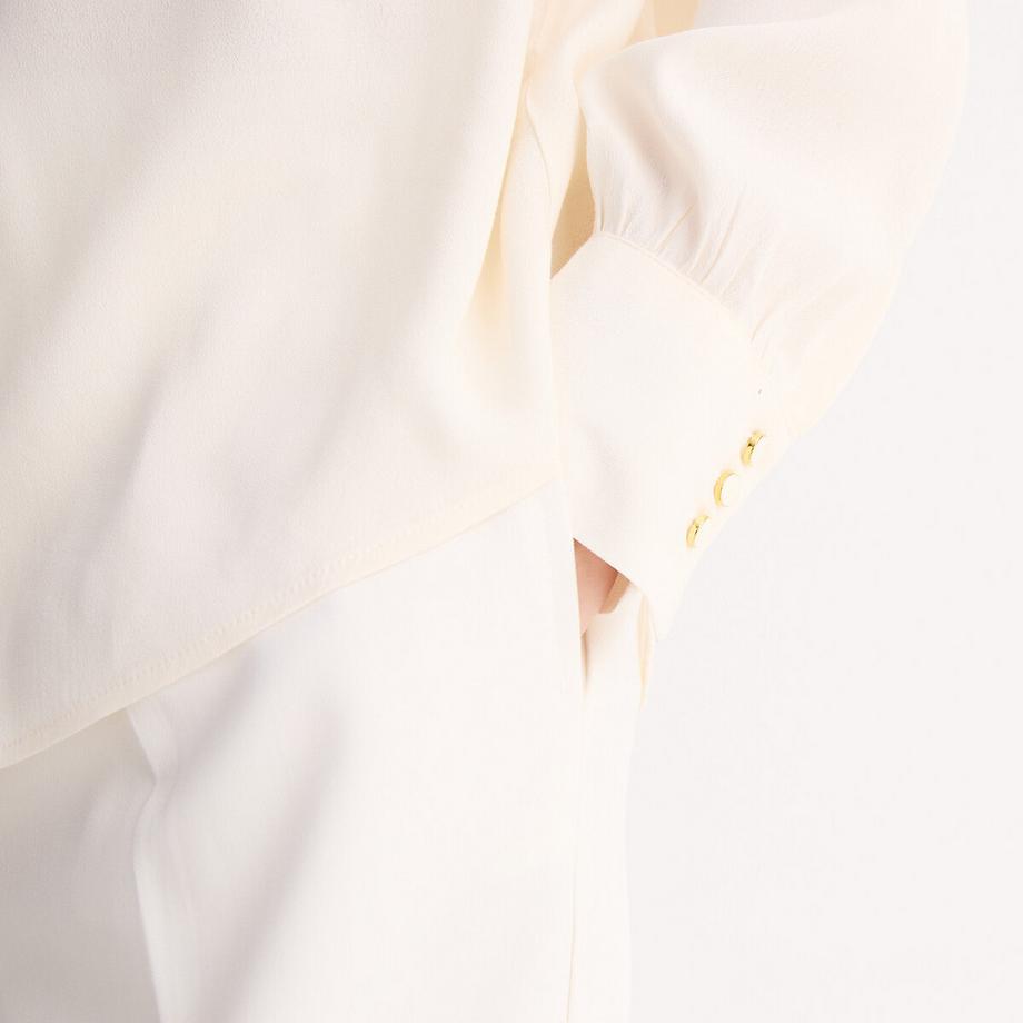 La Redoute Collections Blouse Col Rond Manches Longues  