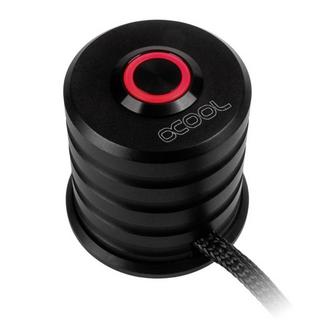 Alphacool  Powerbutton mit Taster, 19mm ( beleuchtet) - Deep Black 