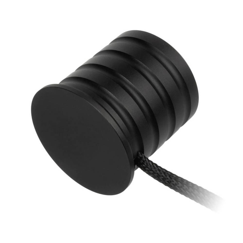 Alphacool  Powerbutton mit Taster, 19mm ( beleuchtet) - Deep Black 