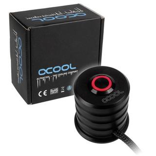 Alphacool  Powerbutton mit Taster, 19mm ( beleuchtet) - Deep Black 