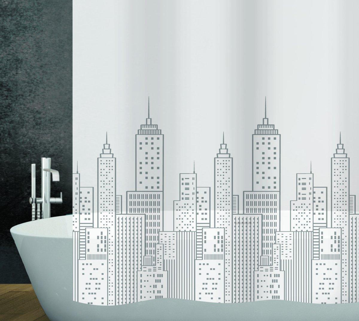 diaqua Duschvorhang PEVA Skyline  