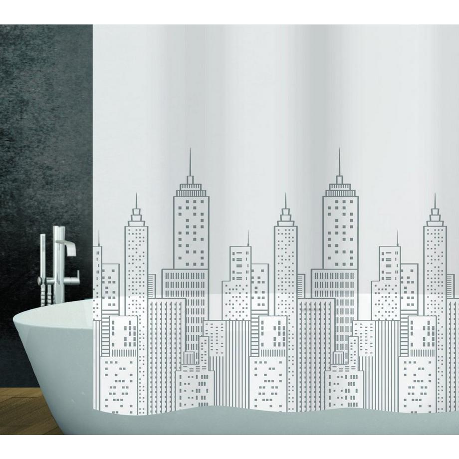 diaqua Duschvorhang PEVA Skyline  