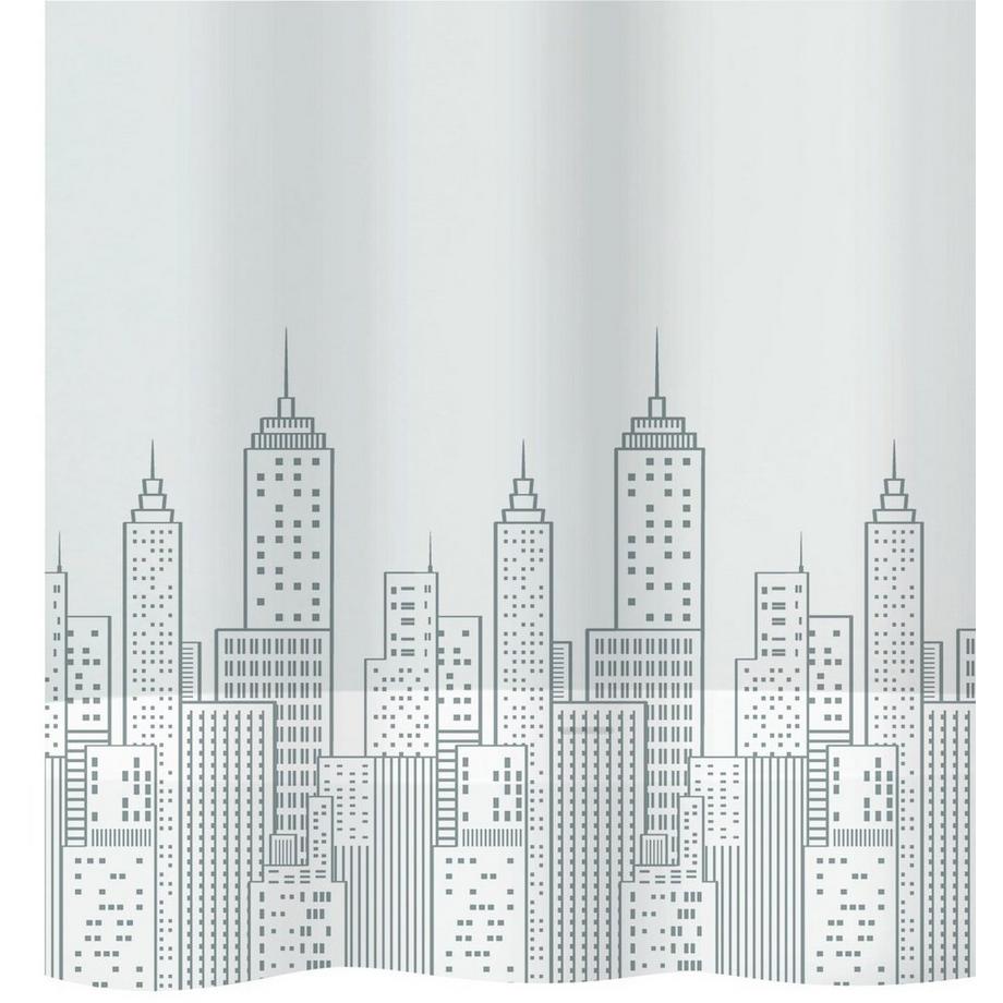 Duschvorhang PEVA Skyline