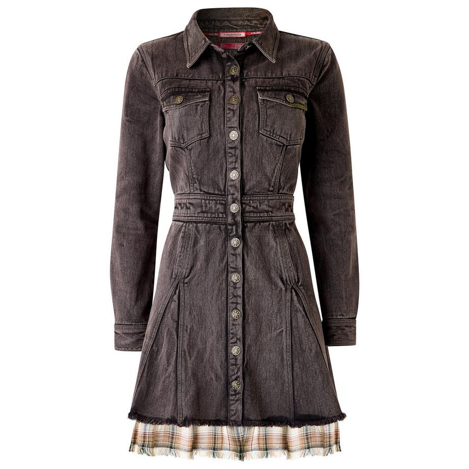 Joe Browns Robe Courte en Jean à Carreaux Superposée Chrissie  