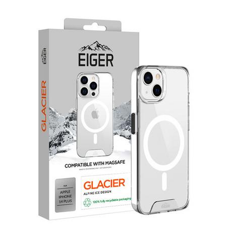 EIGER  Eiger iPhone 14 Plus Glacier Magsafe Cover Transparent 