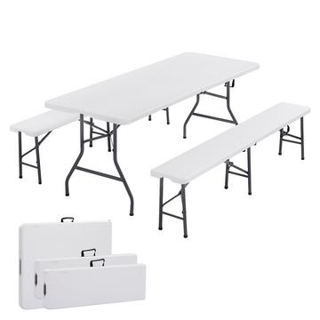 Bierzeltgarnitur Festzeltgarnitur Biertisch Set klappbar Campingtisch