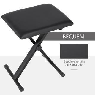 HOMCOM Tabouret de piano  