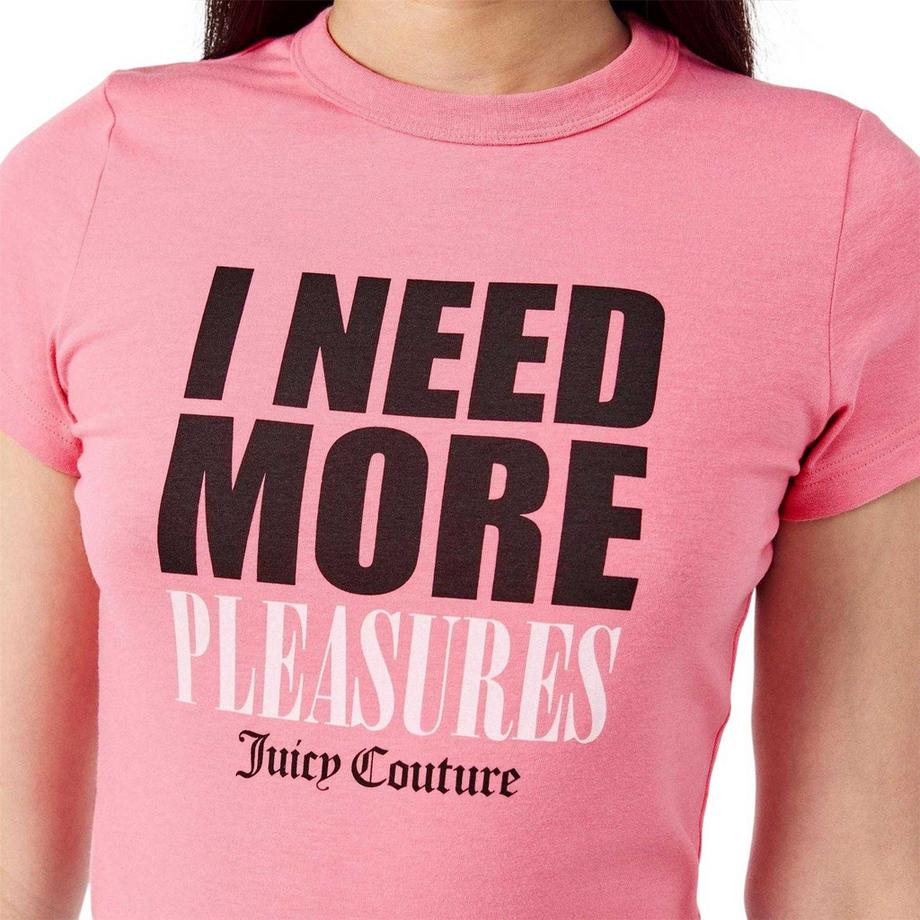 JUICY COUTURE Pleasures Maglietta Aderente  
