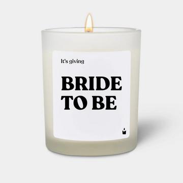 Duftkerze Flowery It's giving bride to be