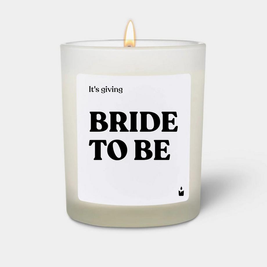 CandleHand Duftkerze Flowery It's giving bride to be  