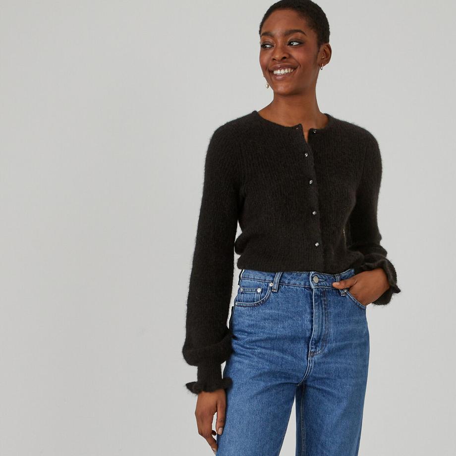 La Redoute Collections Alpakamix Strickjacke  