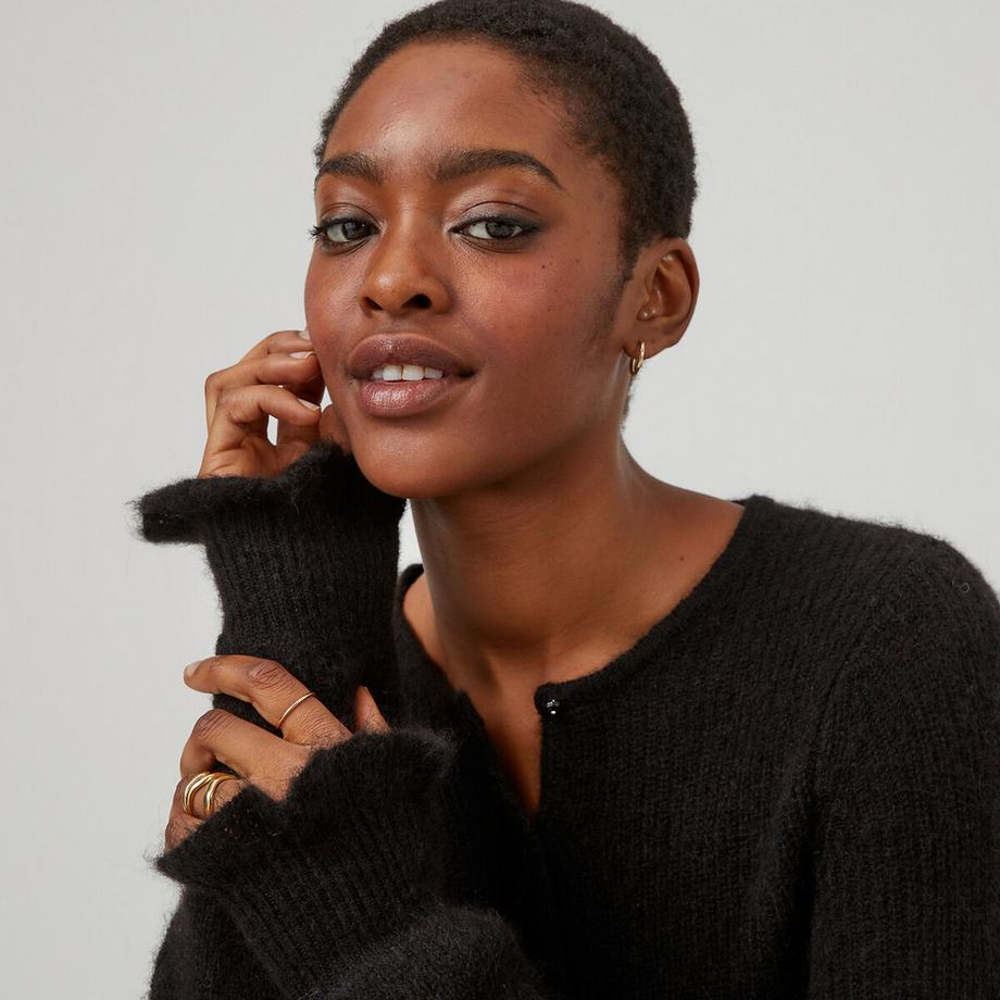 La Redoute Collections Alpakamix Strickjacke  