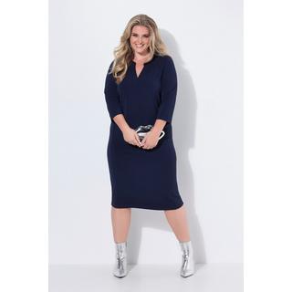 Ulla Popken Abito Scollo a Tunica Maniche 3/4 Tasche  