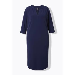 Ulla Popken Abito Scollo a Tunica Maniche 3/4 Tasche  