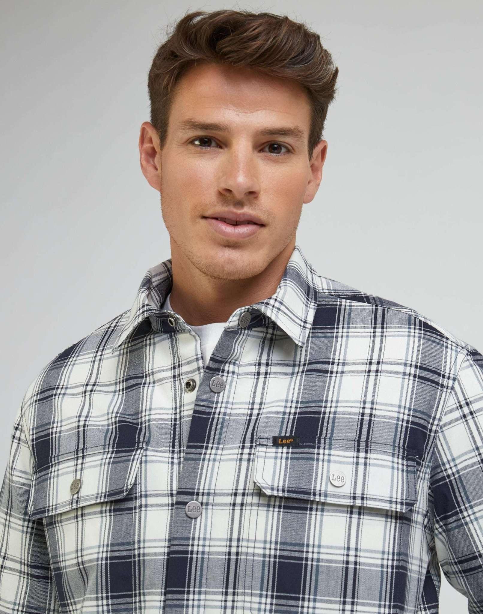 Lee Workwear Kariertes Overshirt  