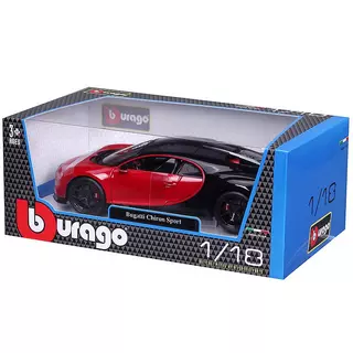Bugatti chiron rouge voiture miniature Bburago 1/18