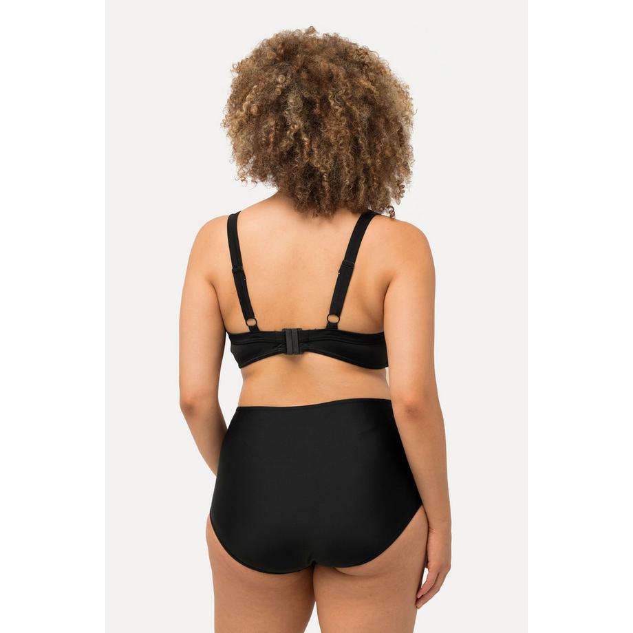 Ulla Popken Top bikini Drappeggio Coppe morbide Spalline regolabili  