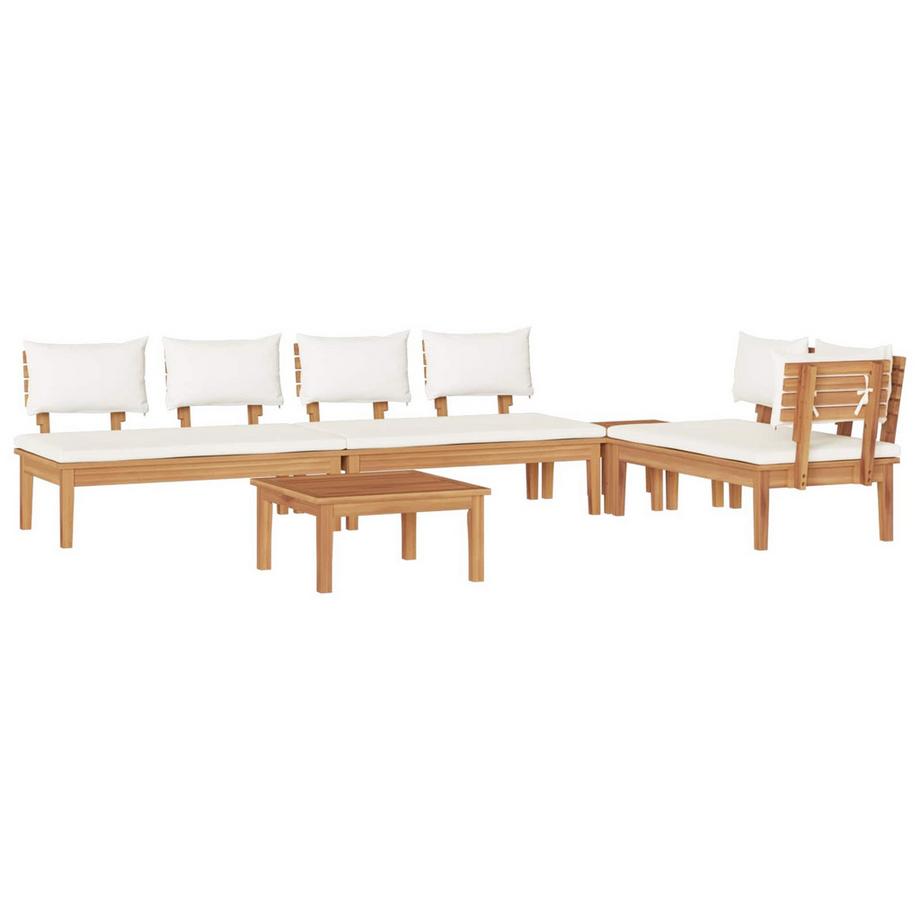 Divano da giardino Legno massello di teak