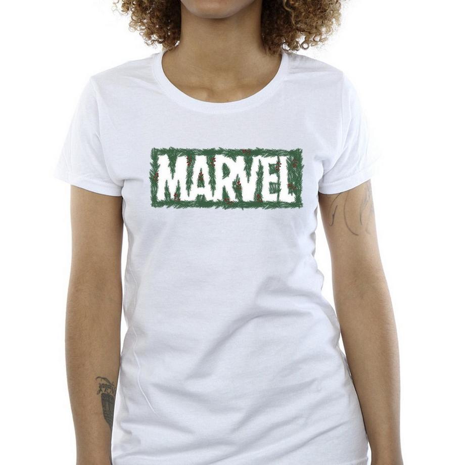 MARVEL Christmas Logo T-Shirt  