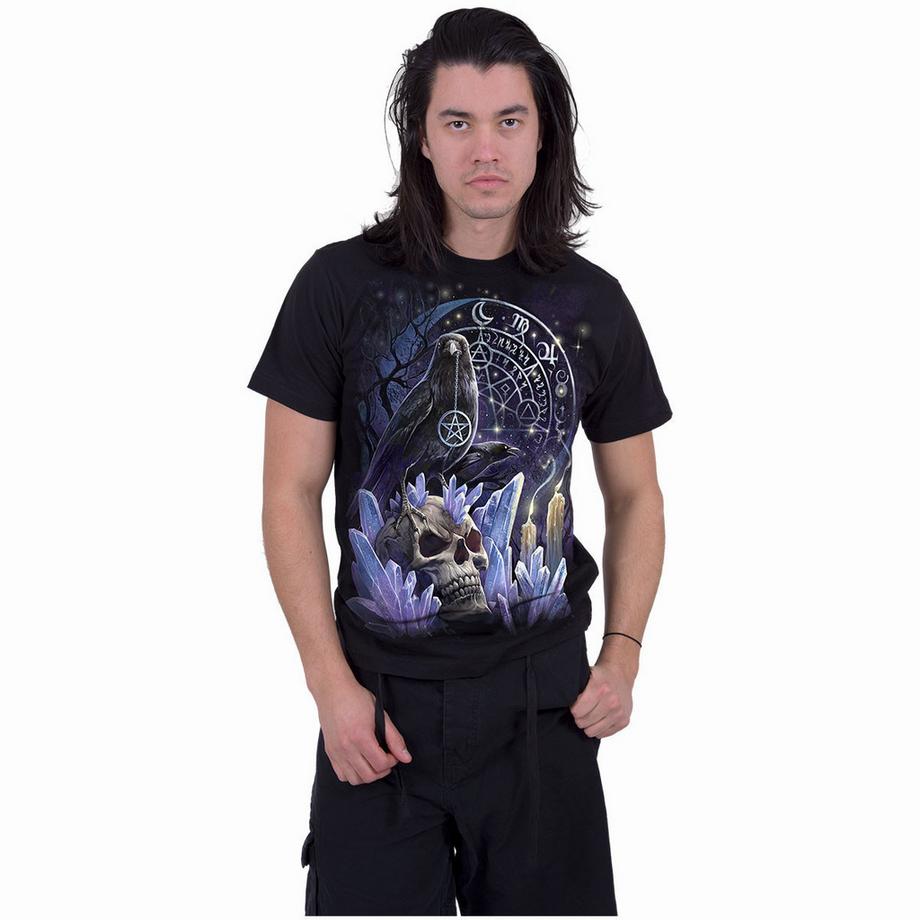 Spiral T-Shirt Witchcraft avec Imprimé au Dos  