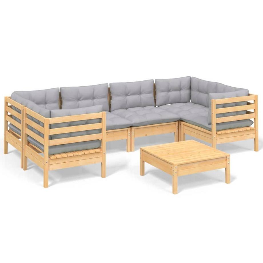 set salotto da giardino Legno di pino