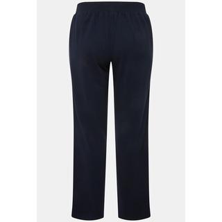 Ulla Popken  Pantalon de jogging à taille élastique et bande fantaisie le long de la jambe 