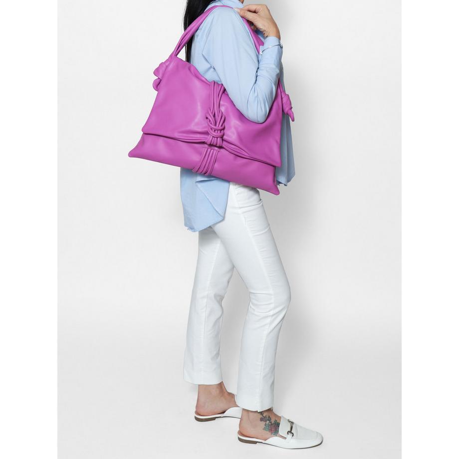 Viola Castellani Schultertasche mit Knotendetail  