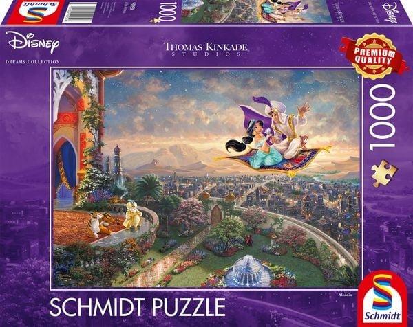 Schmidt Spiele  Disney, Aladdin. Kinkade Collection 1.000 Teile 