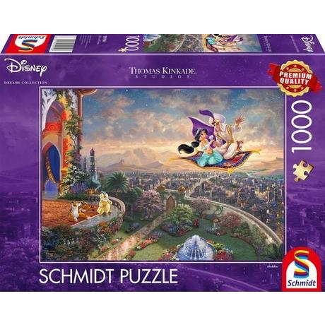Schmidt Spiele  Disney, Aladdin. Kinkade Collection 1.000 Teile 