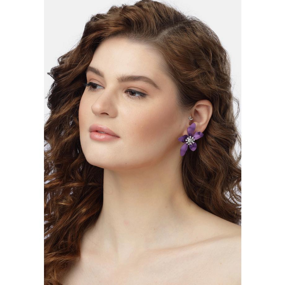 AVANT-GARDE PARIS  Florale Steckerohrringe 