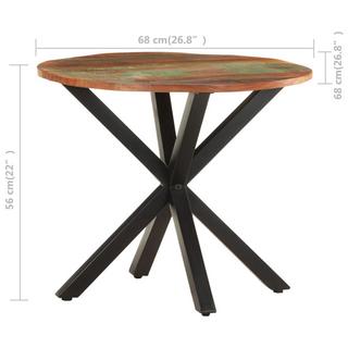 VidaXL Table d'appoint bois  