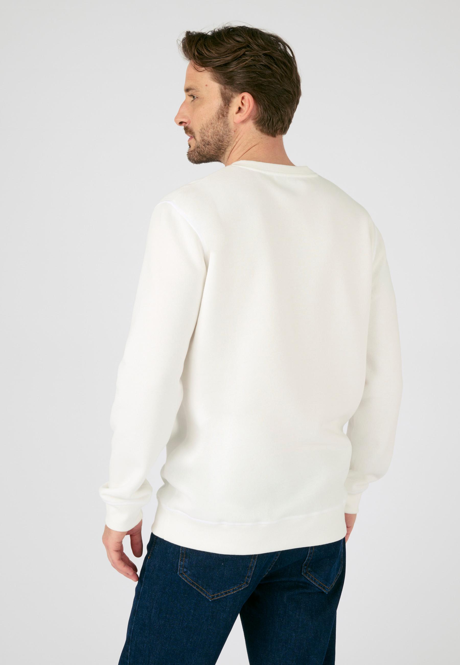 Damart  Fleece-Sweatshirt mit platziertem Muster Thermolactyl 