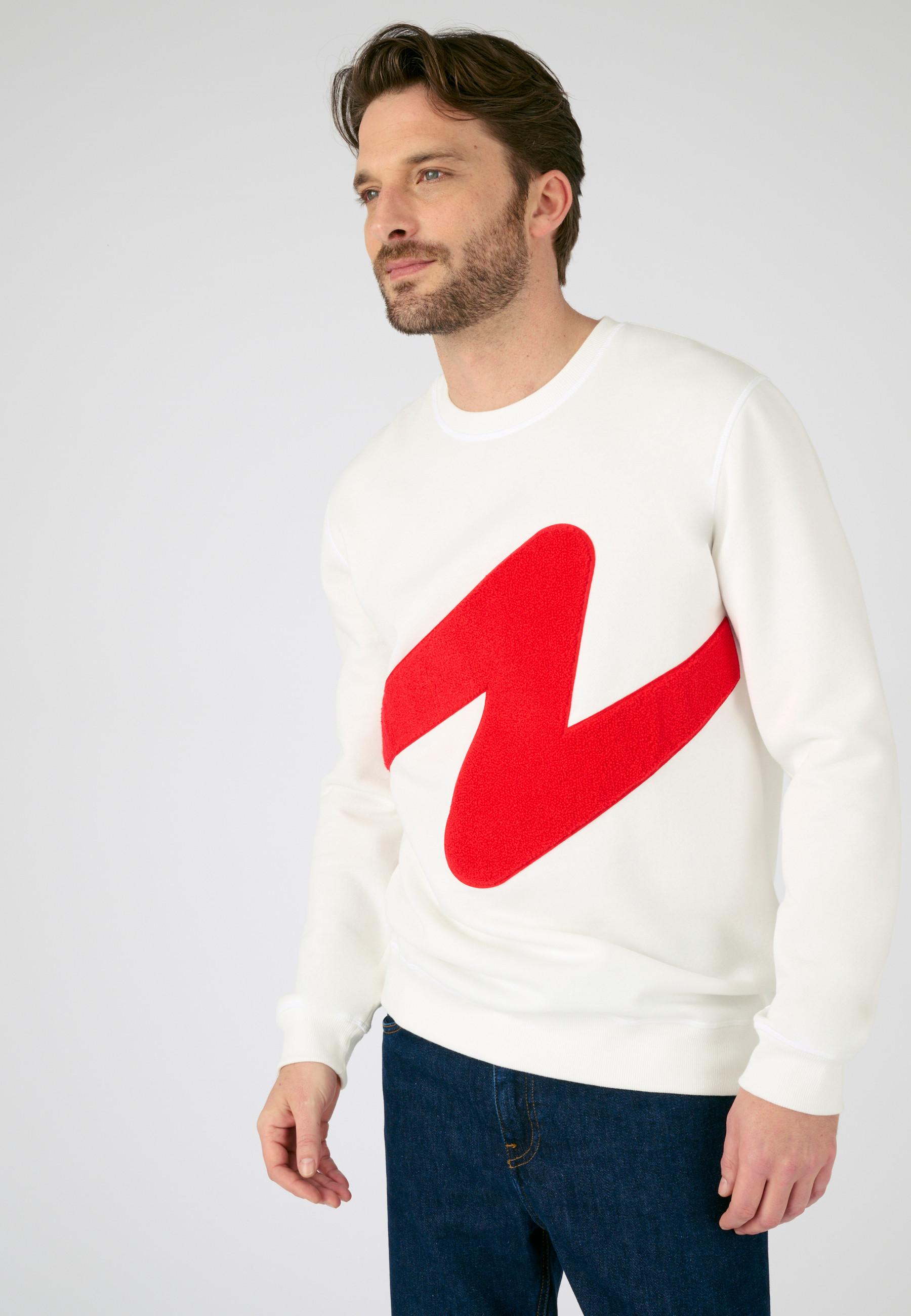 Damart  Fleece-Sweatshirt mit platziertem Muster Thermolactyl 