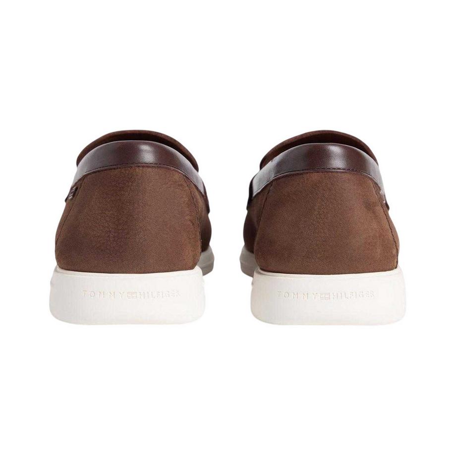 TOMMY HILFIGER Baskets en Nubuck à Bout Mocassin  
