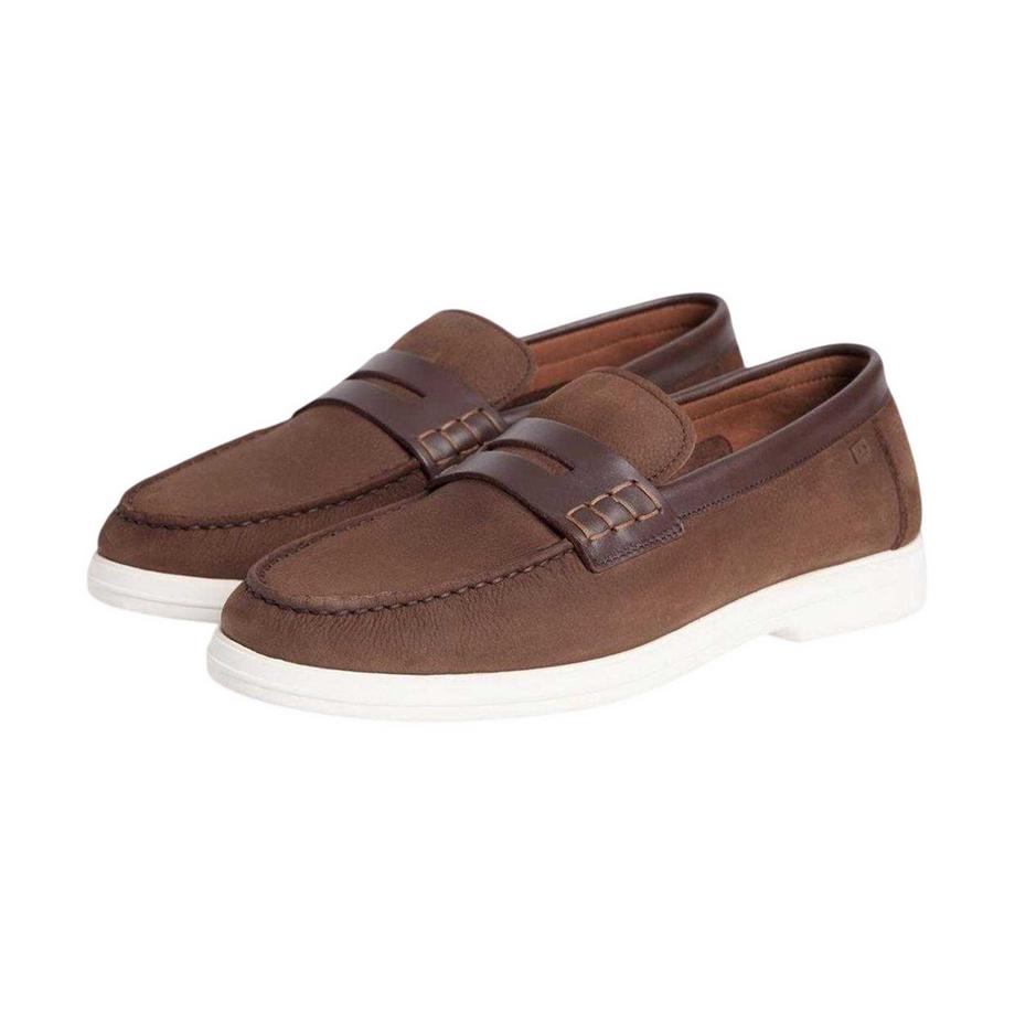 TOMMY HILFIGER Baskets en Nubuck à Bout Mocassin  