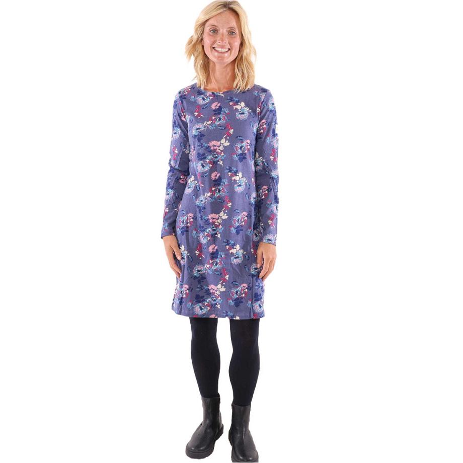 Lazy Jacks Fleur Langarm T-Shirt Kleid  