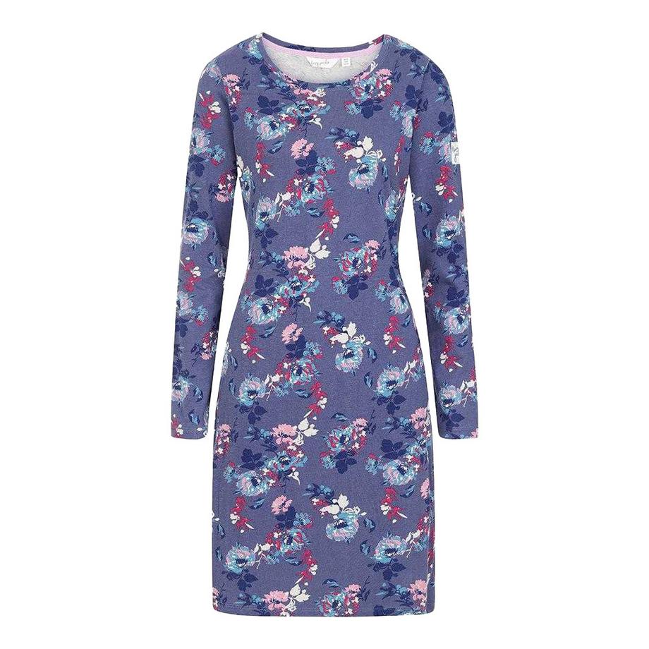 Robe tshirt manches longues motiftyle imprimé intégral FLEUR