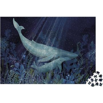 Kidult Puzzle Wale in der Tiefsee