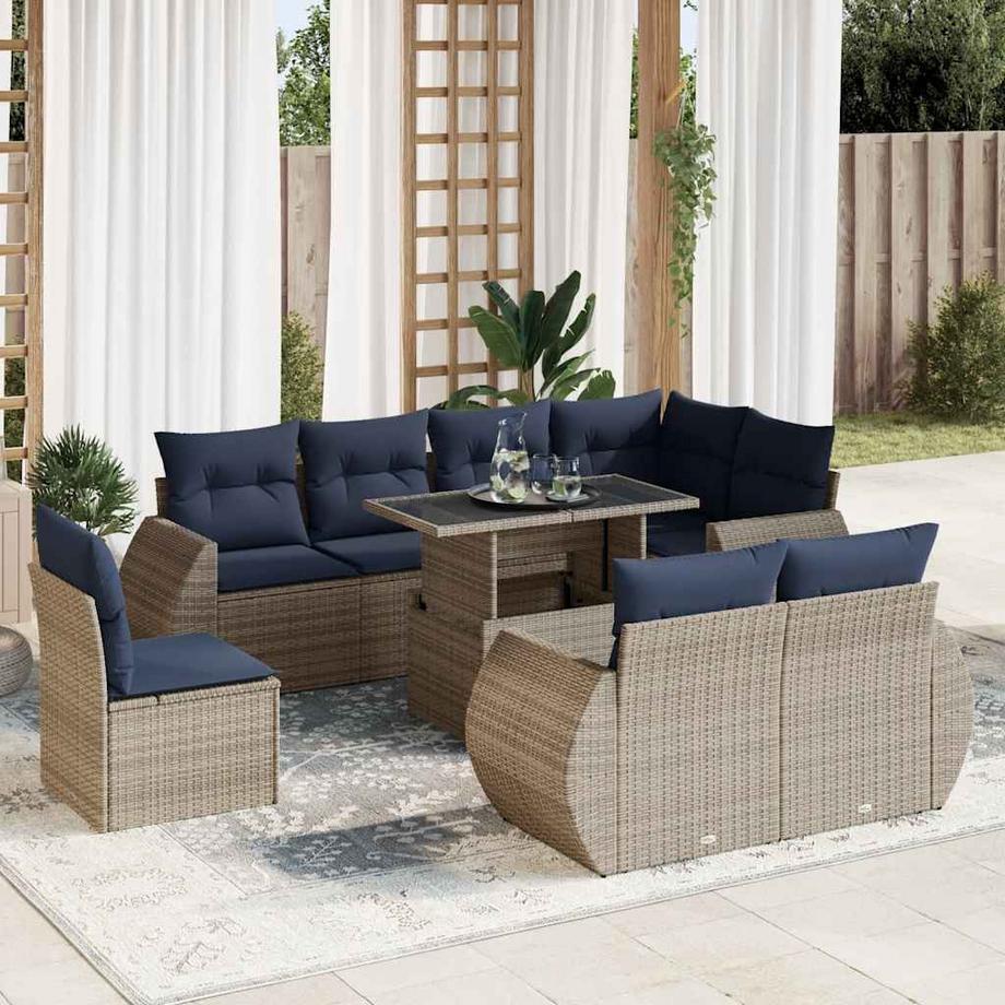 VidaXL Garten sofagarnitur poly-rattan  