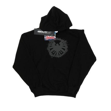 MARVEL  Agents Of SHIELD Brushed Logo Kapuzenpullover 