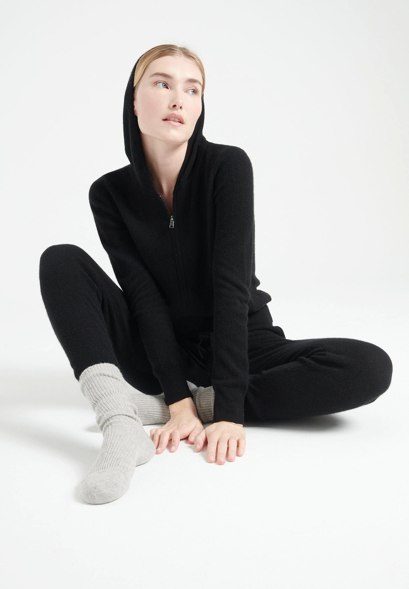 Studio Cashmere8 LILLY 8 Kapuzen-Sweatshirt mit Reissverschluss  