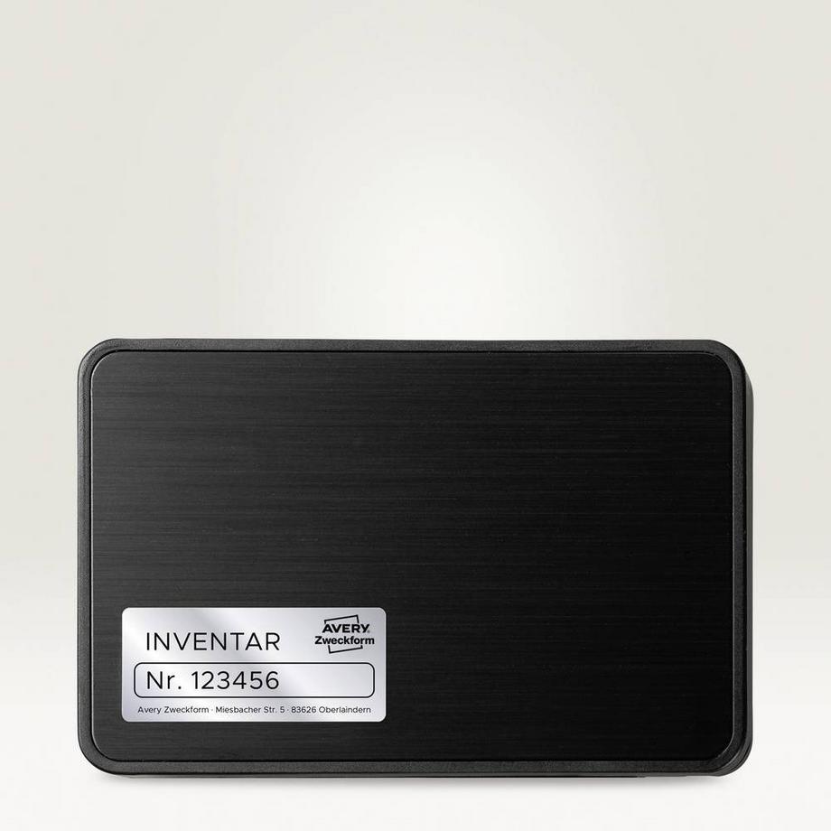 Avery-Zweckform AVERY ZWECKFORM Typenschild-Etik. 25,4x10mm, 3780 St.  