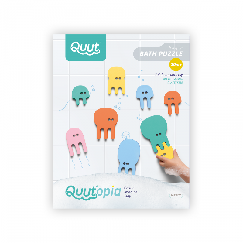 Quut  Jellyfish - Bath puzzle 